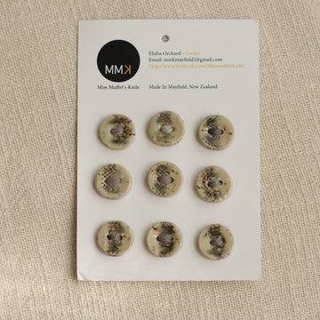 Handmade Ceramic Buttons | Round