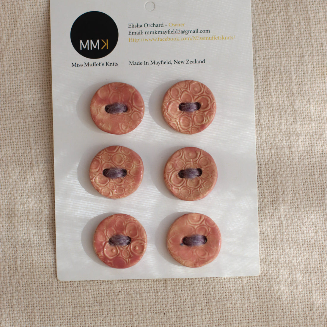 Handmade Ceramic Buttons | Medium