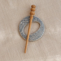 Handmade Ceramic Shawl Pin