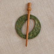 Handmade Ceramic Shawl Pin