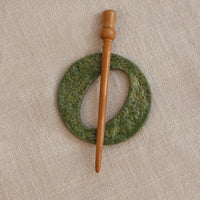 Handmade Ceramic Shawl Pin