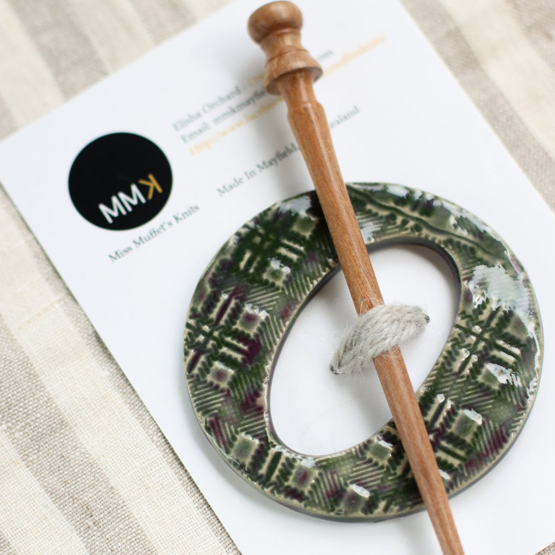 Handmade Ceramic Shawl Pin