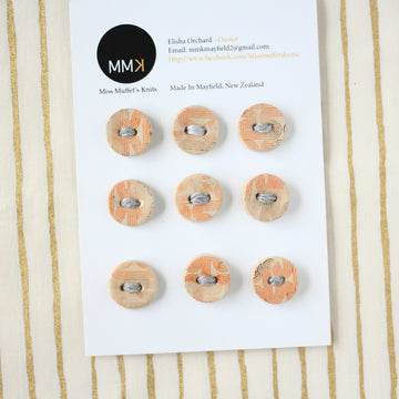 Handmade Ceramic Buttons | Round