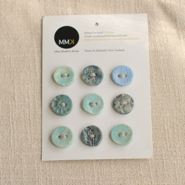 Handmade Ceramic Buttons | Mini Mix Sheets