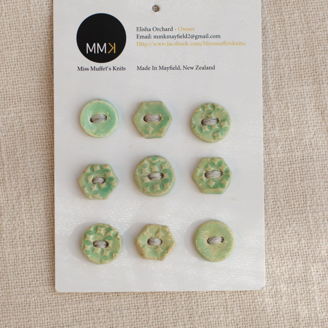 Handmade Ceramic Buttons | Mini Mix Sheets