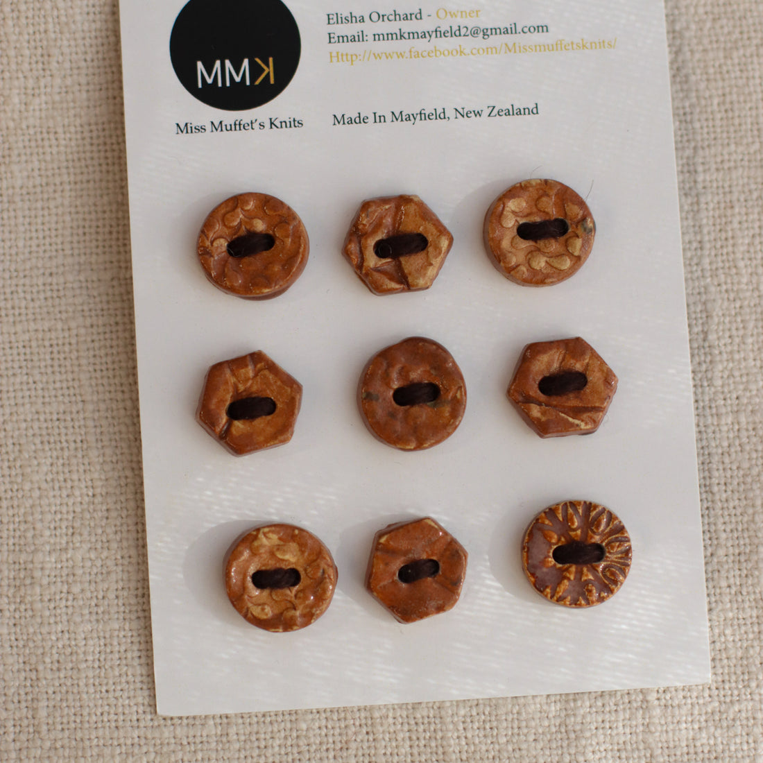 Handmade Ceramic Buttons | Mini Mix Sheets