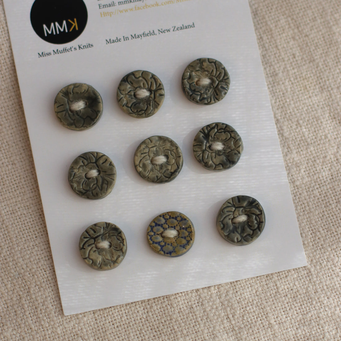 Handmade Ceramic Buttons | Mini Mix Sheets