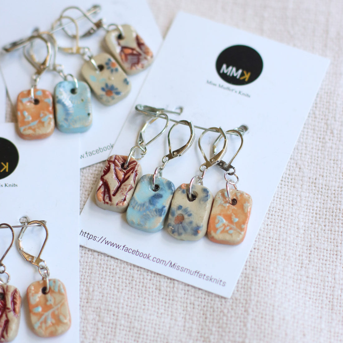 Handmade Stitch Markers | Mixed Set of 4