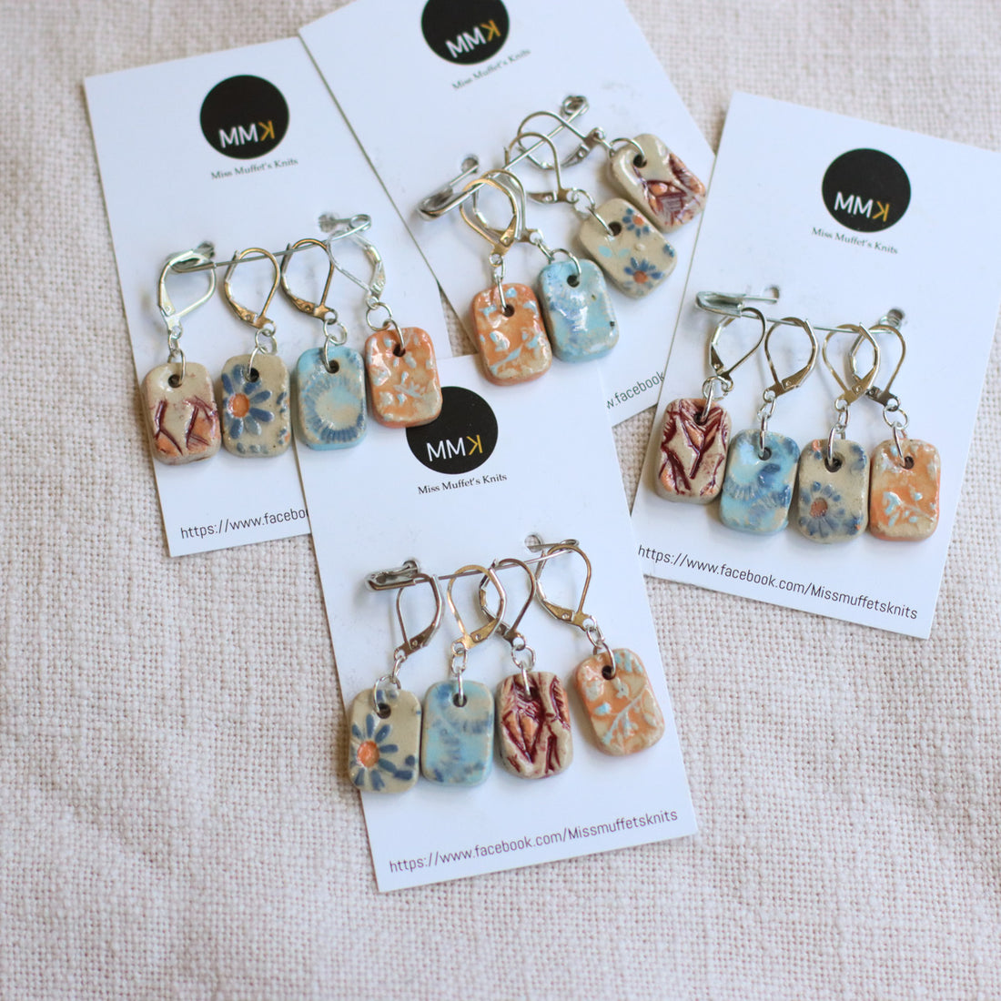 Handmade Stitch Markers | Mixed Set of 4