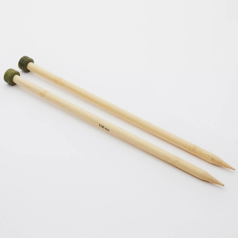 KnitPro Bamboo Knitting Needles | 25cm Single Point