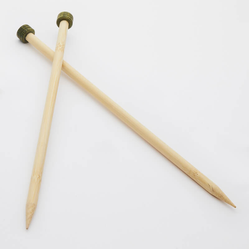 KnitPro Bamboo Knitting Needles | 25cm Single Point