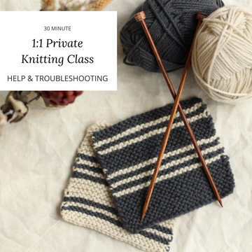 1:1 Private Knitting Class