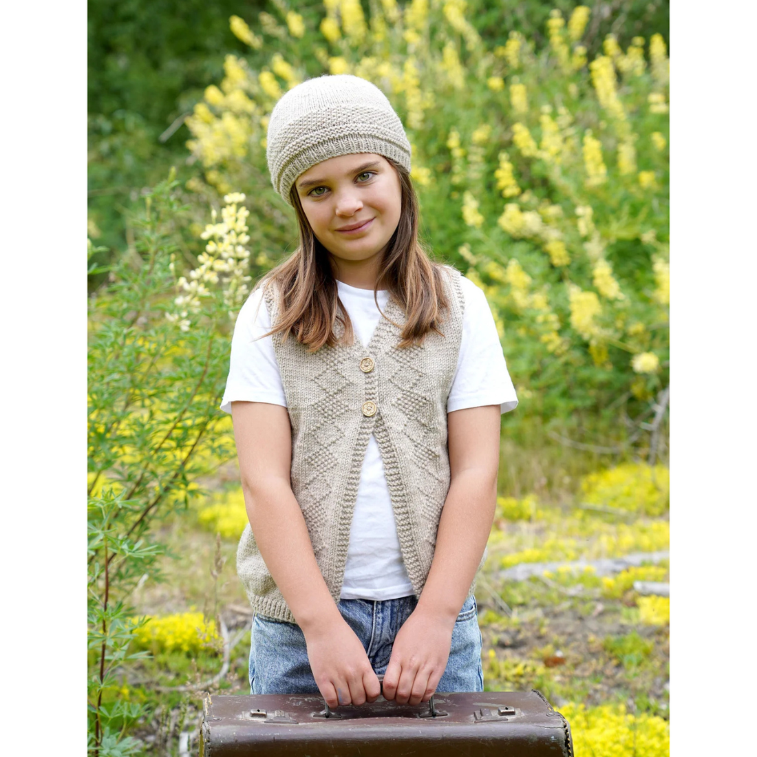 Collete Vest and Hat by Lisa F Design | Kids 1-10 years Printed Pattern