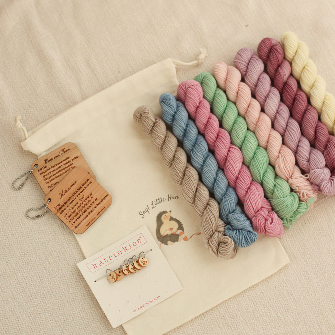 Sock Knitter's Macaron Christmas Gift Set