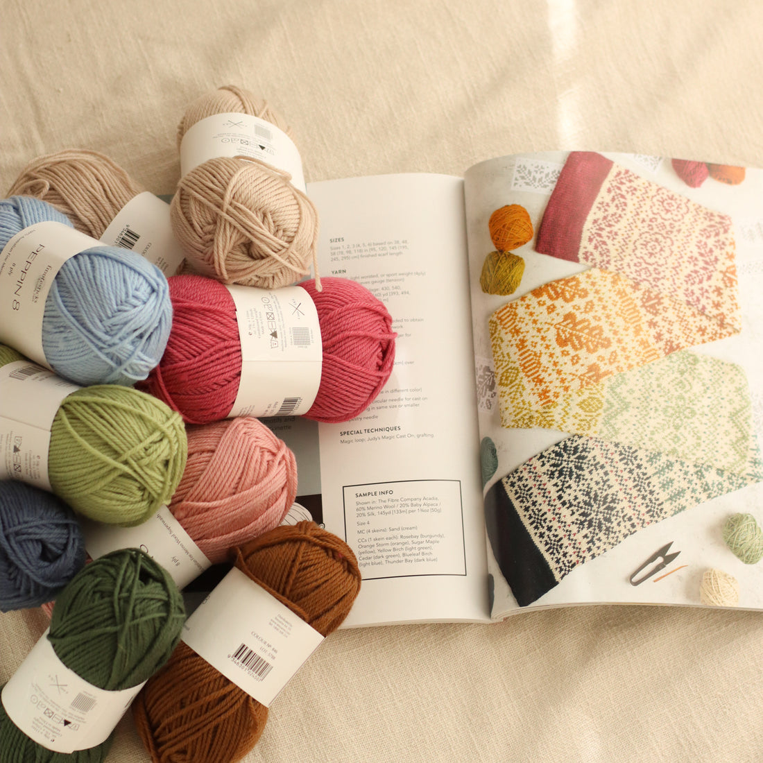 Doodle Knit Directory Colourwork Kit | Colour Pop