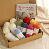 Doodle Knit Directory Colourwork Kit | Bright Pop