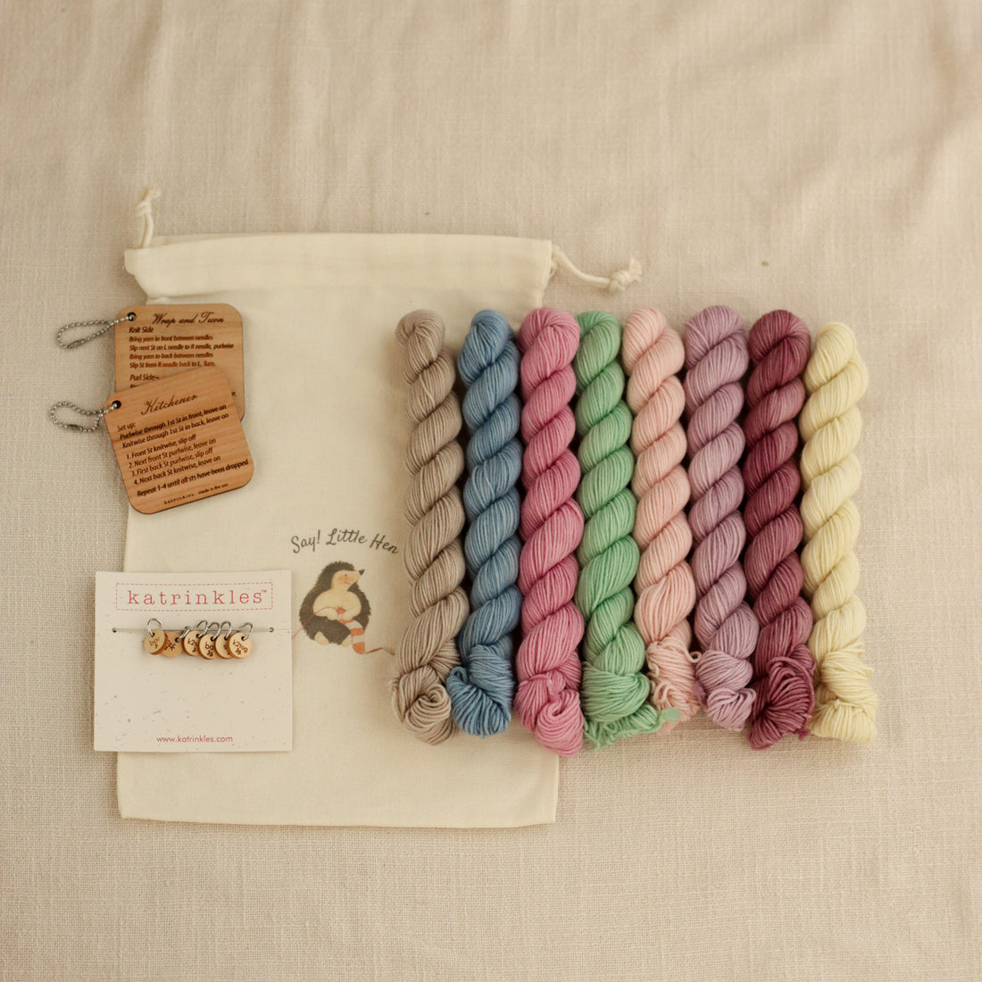 Sock Knitter's Macaron Christmas Gift Set