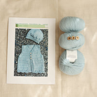 Liberty Vest and Hat by Lisa F Design | Organic Wool Knitting Kit