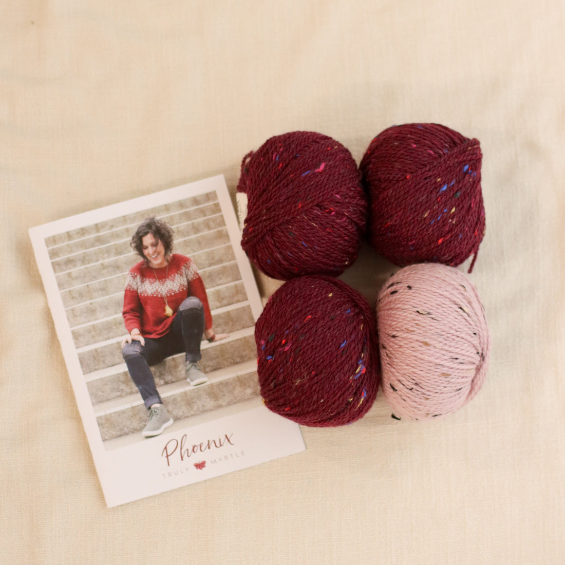 Phoenix Sweater by Libby Jonson | Pink Kit