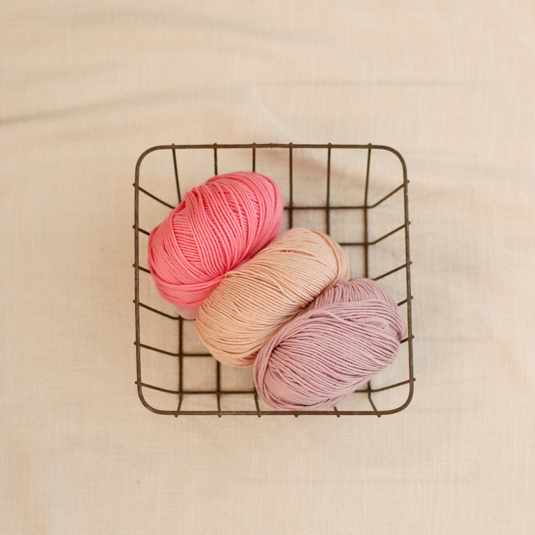 Knitted Washcloth Organic Cotton Bundle | Pinks