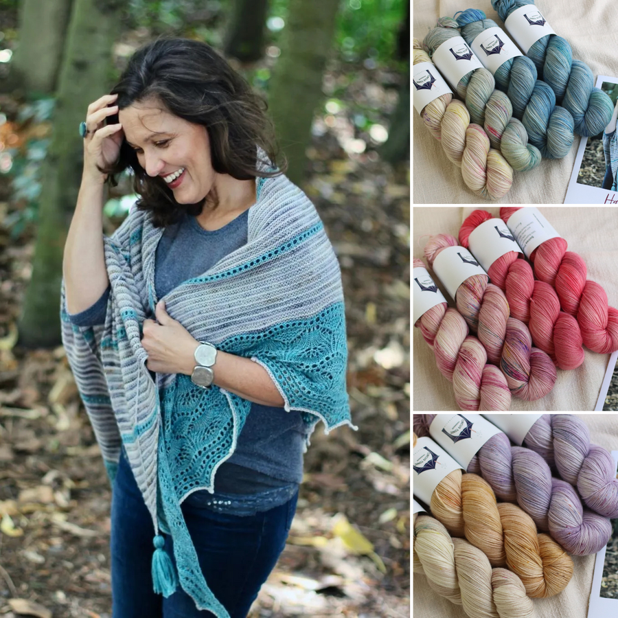 Haven Shawl by Libby Jonson | Knitting Kit