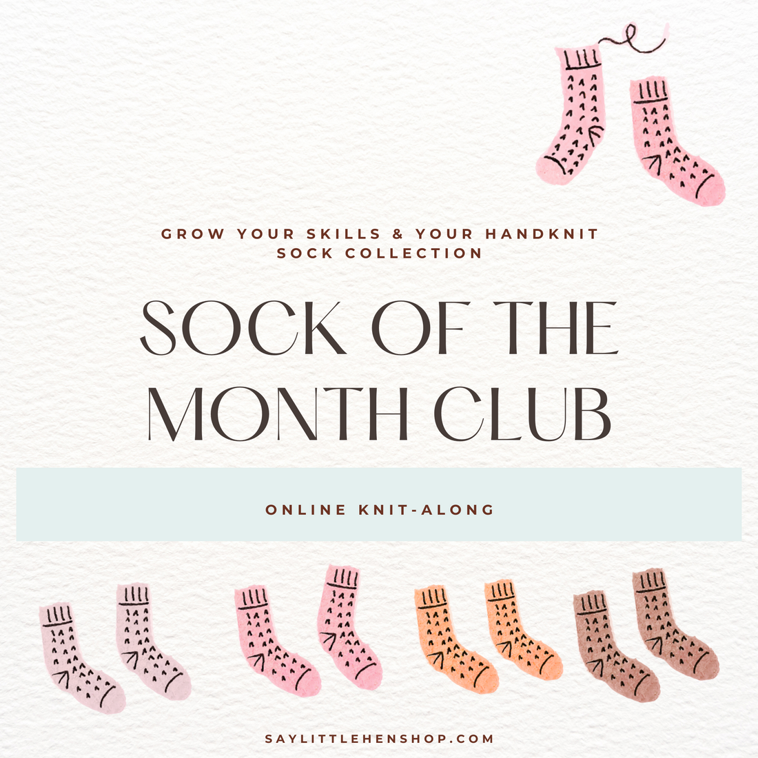 Sock of the Month Club | September KAL Nettle Kit