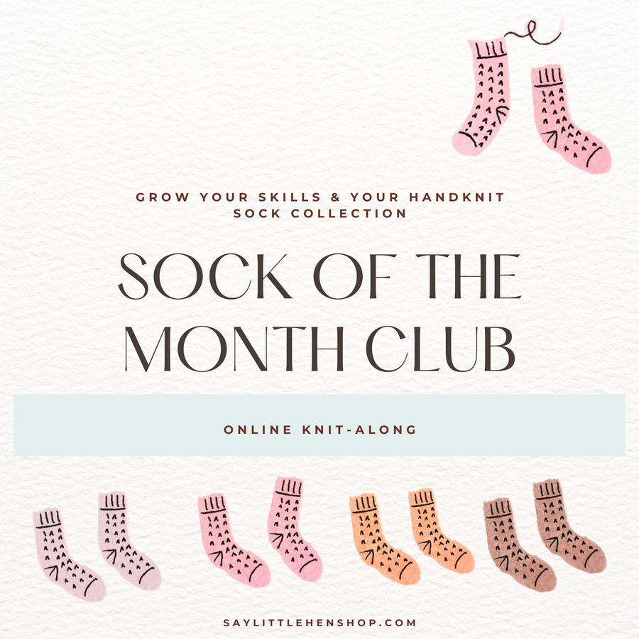 Sock of the Month Club | September KAL Nettle Kit