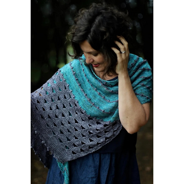 Thunder Cloud Kisses Shawl | Printed Pattern