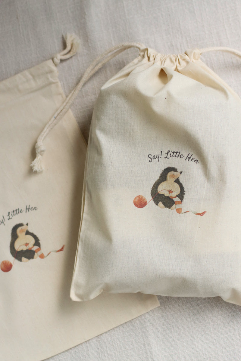 Say! Little Hen Drawstring Project Bag