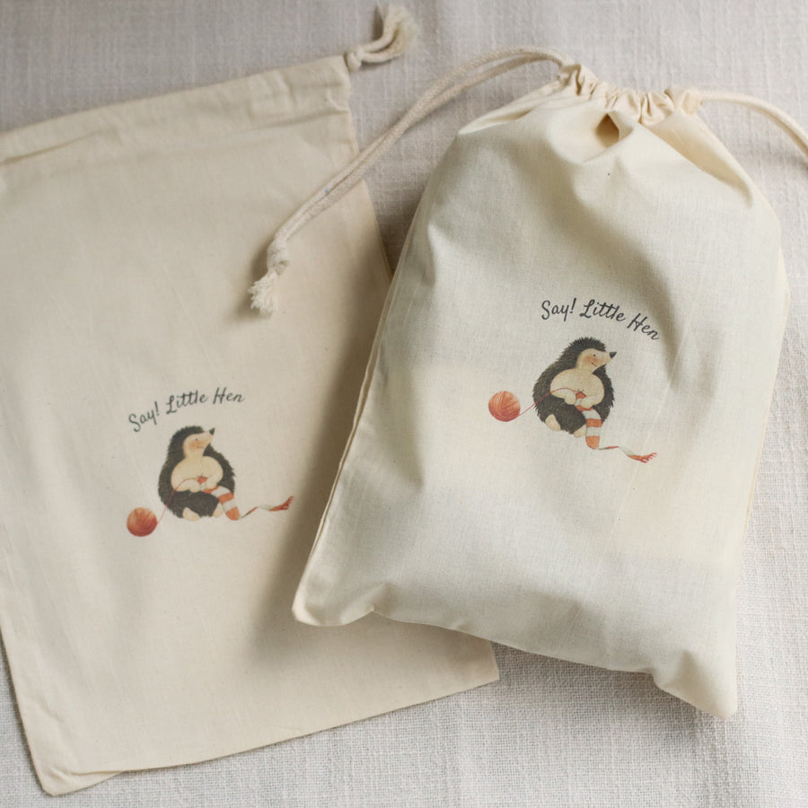 Say! Little Hen Drawstring Project Bag