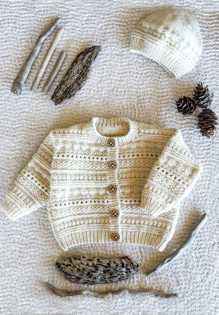 Lowen Cardi and Hat by Lisa F Design | Printed Pattern