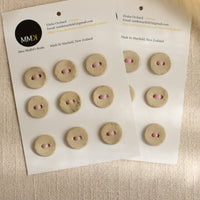 Handmade Ceramic Buttons | Round