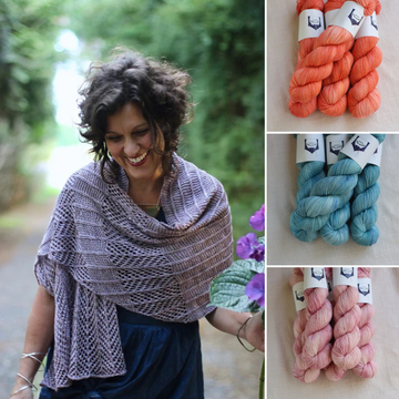 Nessa Shawl by Libby Jonson | Knitting Kit