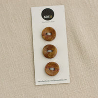 Handmade Ceramic Buttons | Medium Set of 3