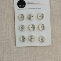 Handmade Ceramic Buttons | Round