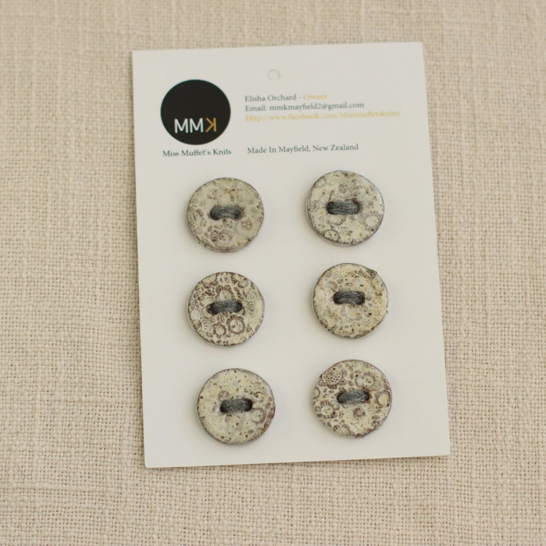 Handmade Ceramic Buttons | Medium