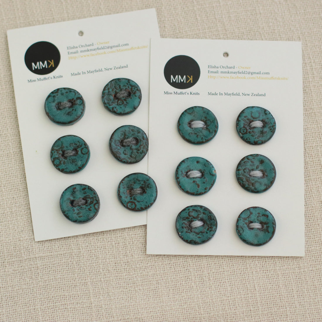 Handmade Ceramic Buttons | Medium