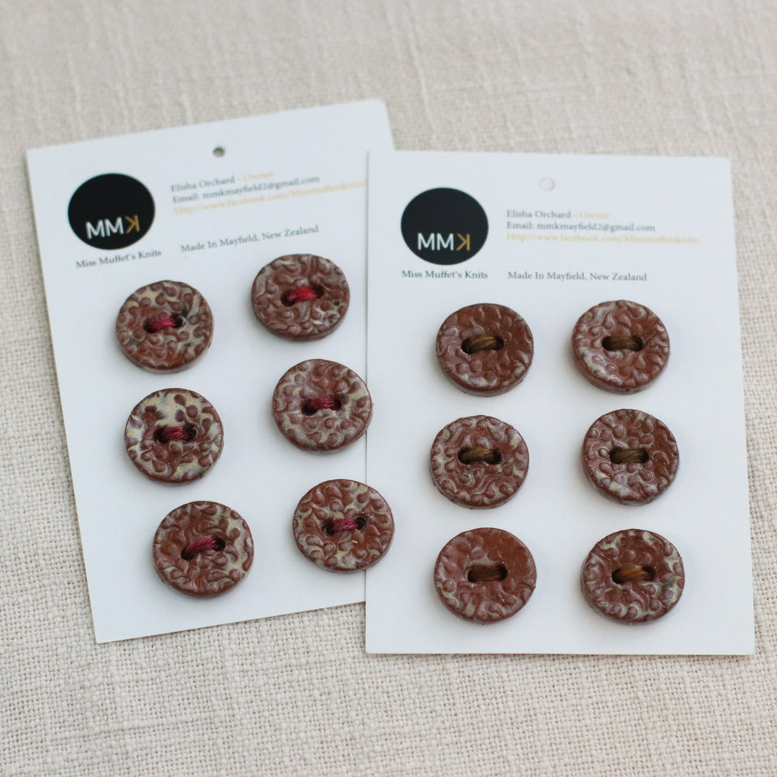 Handmade Ceramic Buttons | Medium