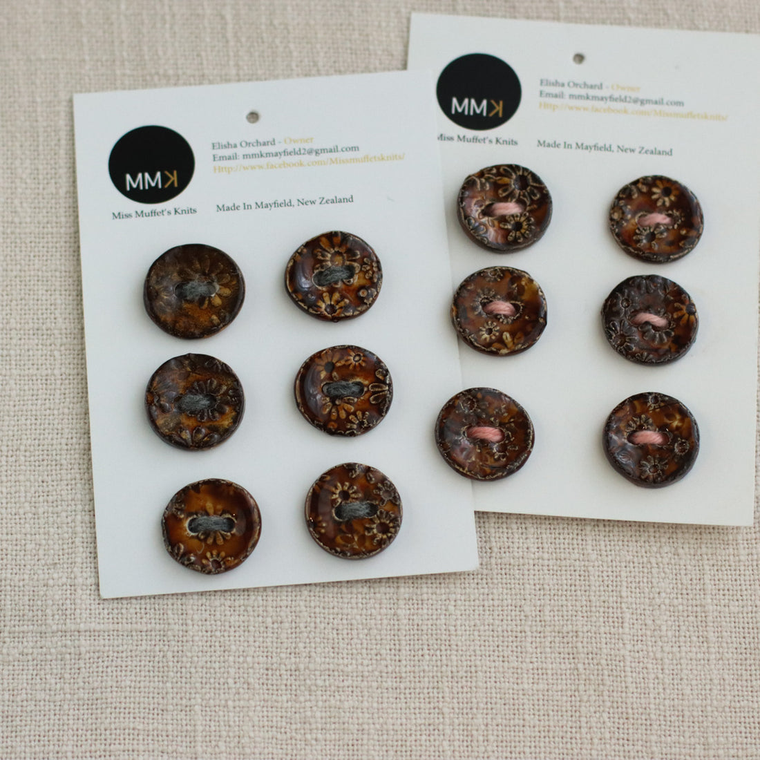 Handmade Ceramic Buttons | Medium