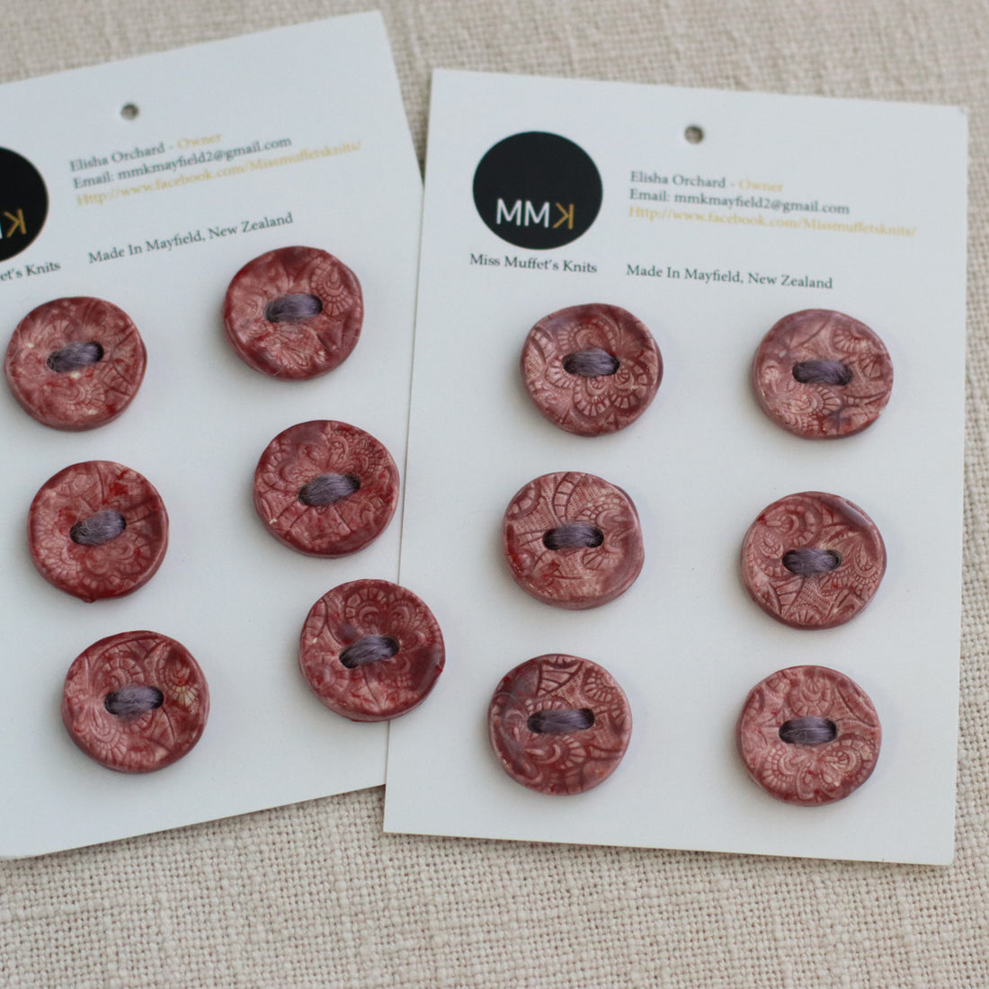Handmade Ceramic Buttons | Medium