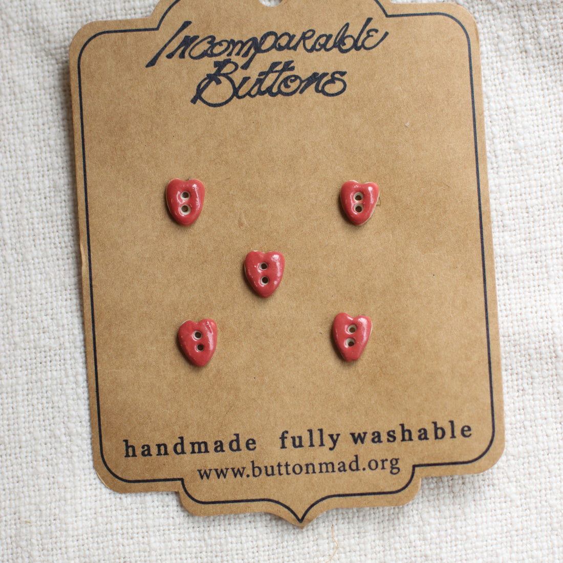 Tiny Heart Buttons