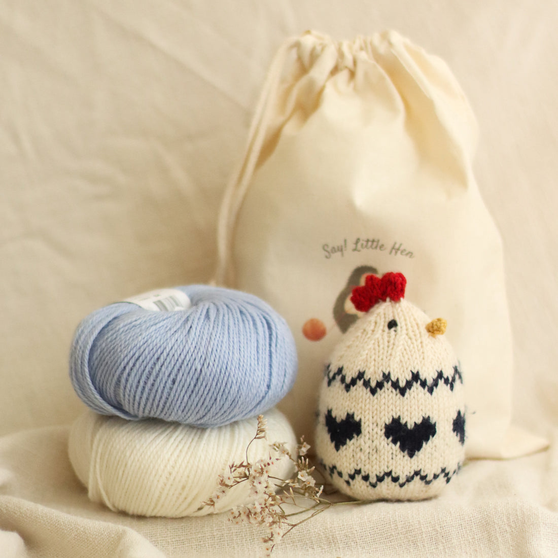 Peckish (the little hen) | Complete Knitting Kit