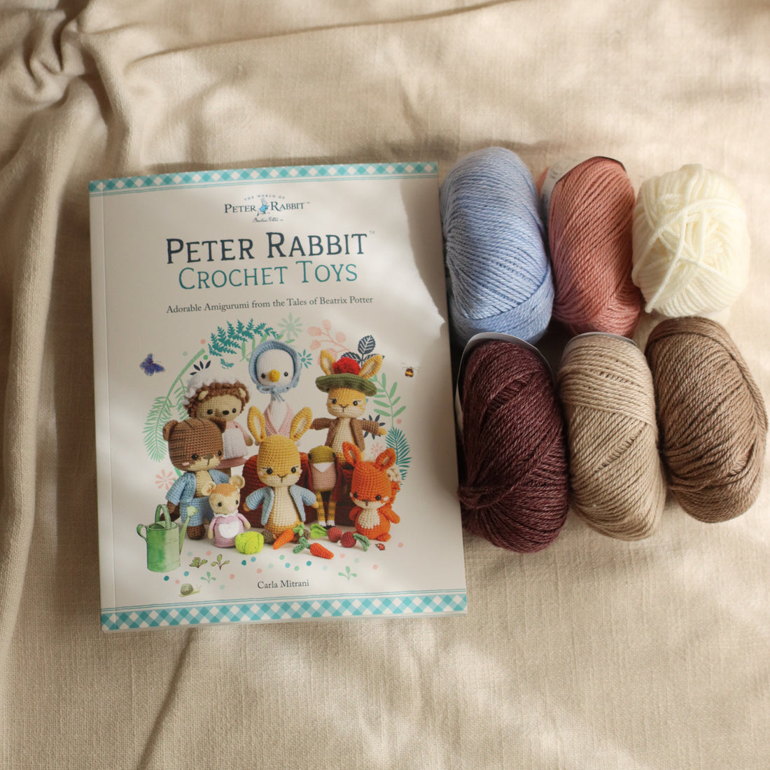 Peter Rabbit | Crochet Book + Supply Kit