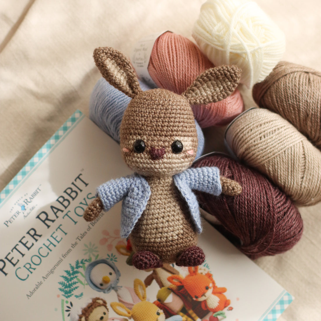 Peter Rabbit | Crochet Book + Supply Kit