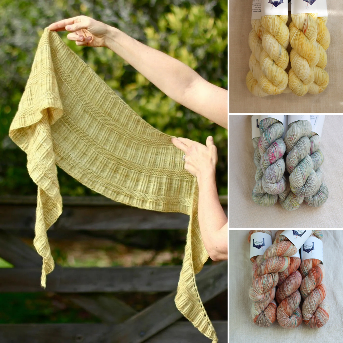 Rattan | Hand Dyed Shawl Kit