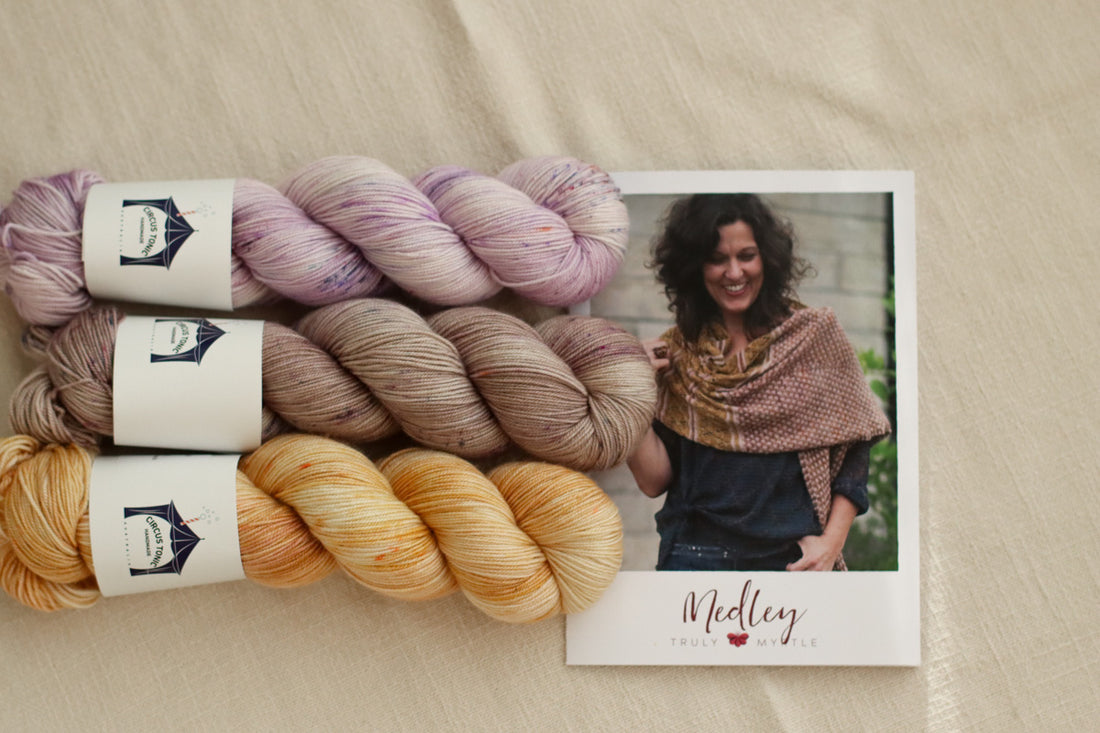 Medley Shawl by Libby Jonson | Knitting Kit