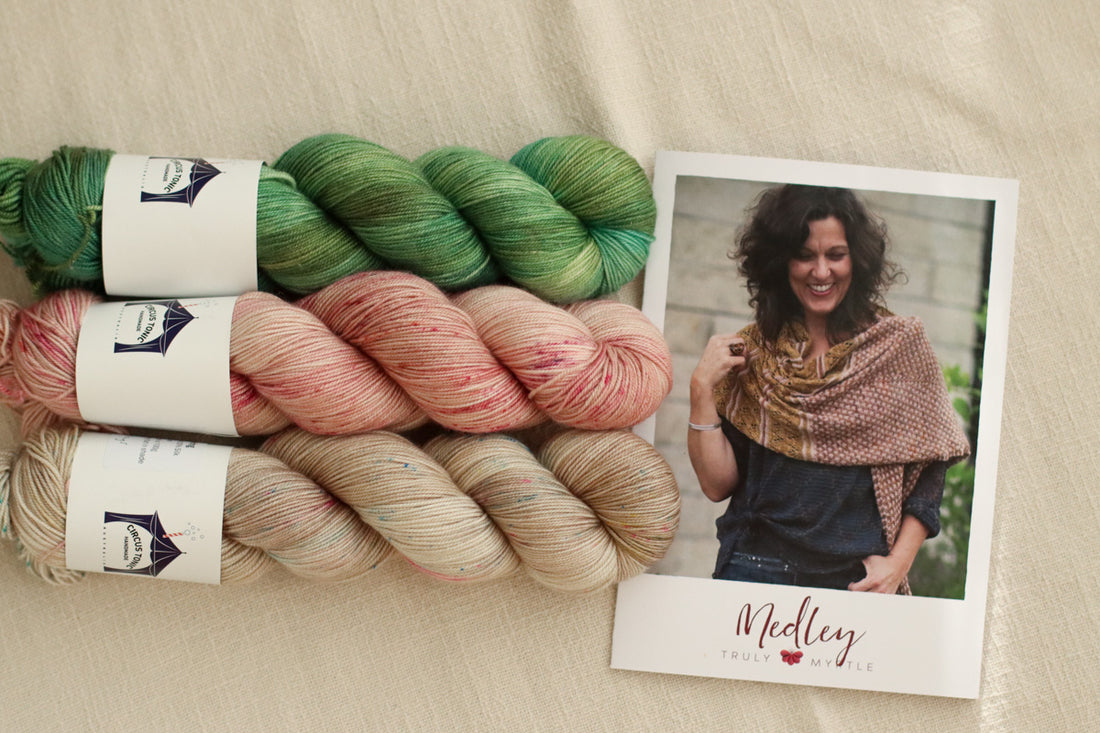 Medley Shawl by Libby Jonson | Knitting Kit