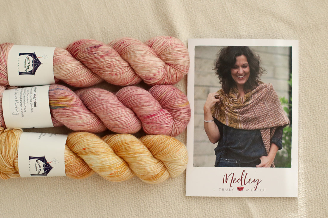 Medley Shawl by Libby Jonson | Knitting Kit