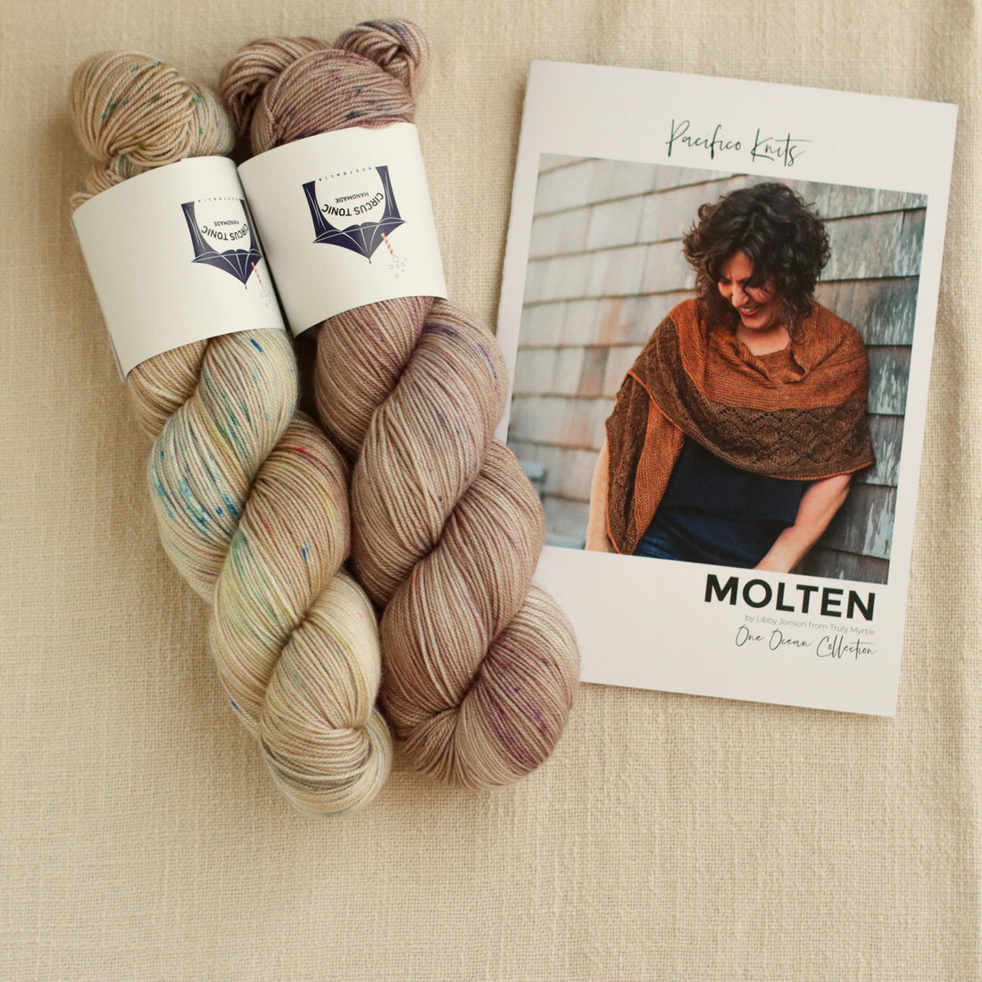 Molten Shawl by Libby Jonson | Knitting Kit