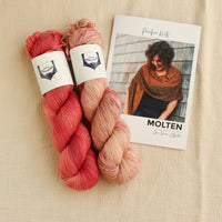 Molten Shawl by Libby Jonson | Knitting Kit